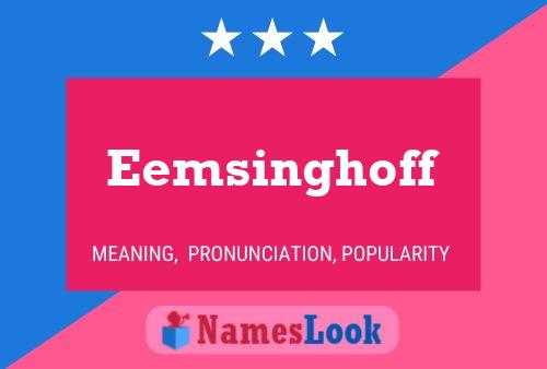 ملصق اسم Eemsinghoff