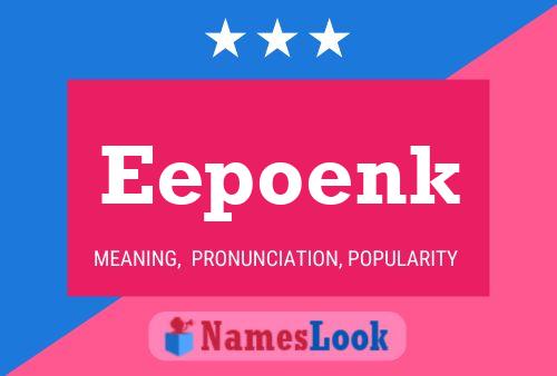 ملصق اسم Eepoenk