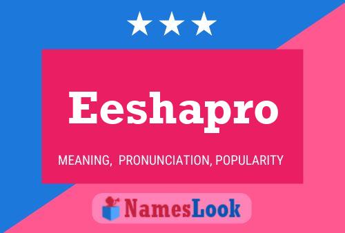 ملصق اسم Eeshapro