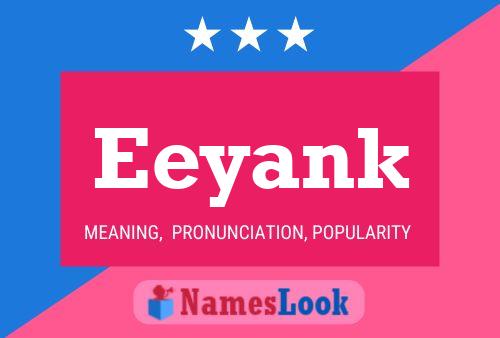 ملصق اسم Eeyank