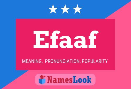 ملصق اسم Efaaf