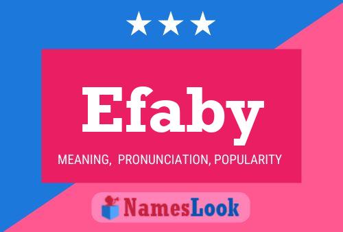 ملصق اسم Efaby