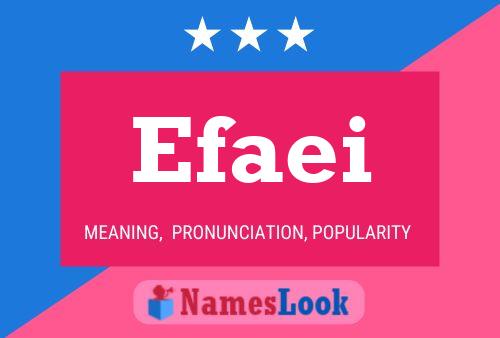 ملصق اسم Efaei