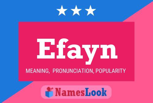 ملصق اسم Efayn