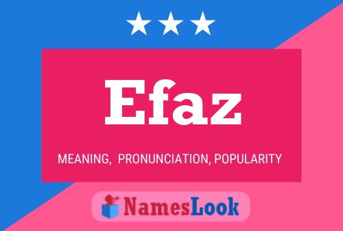 ملصق اسم Efaz