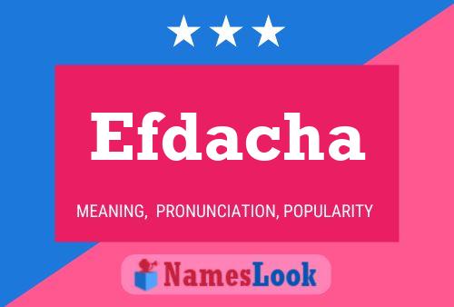 ملصق اسم Efdacha