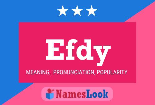 ملصق اسم Efdy