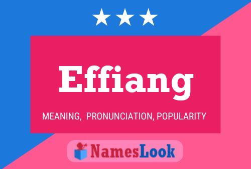 ملصق اسم Effiang