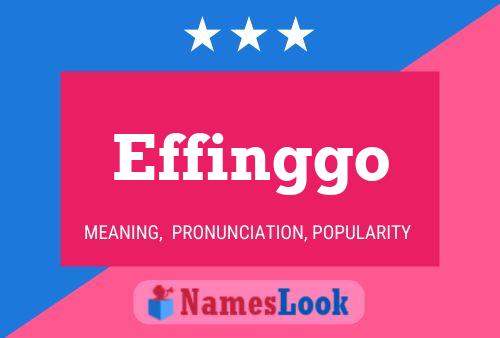 ملصق اسم Effinggo