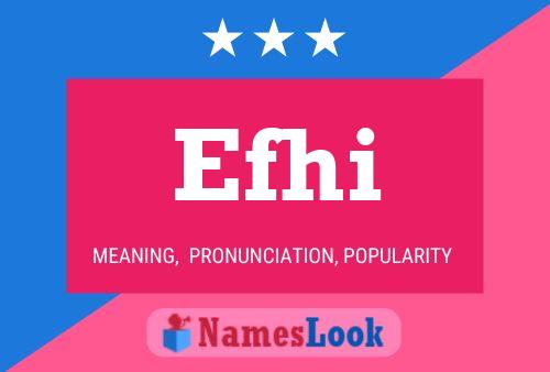 ملصق اسم Efhi