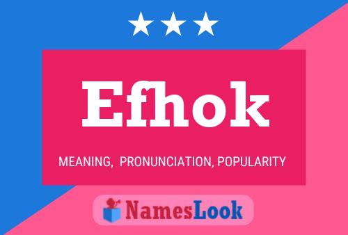 ملصق اسم Efhok