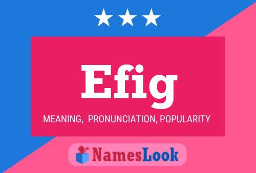 ملصق اسم Efig