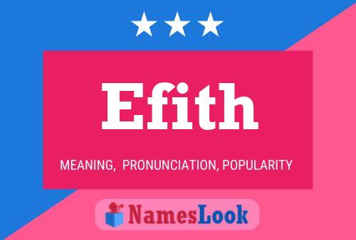 ملصق اسم Efith