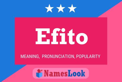 ملصق اسم Efito