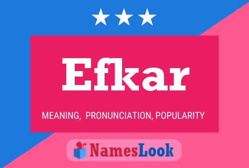 ملصق اسم Efkar