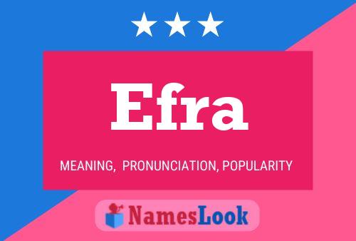 ملصق اسم Efra