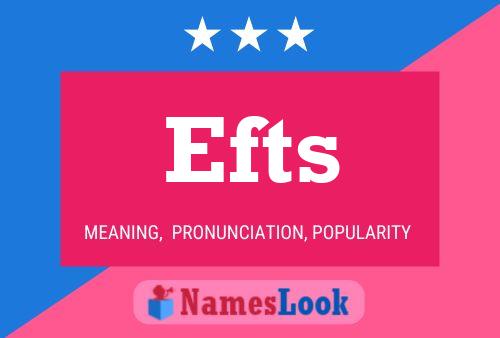 ملصق اسم Efts