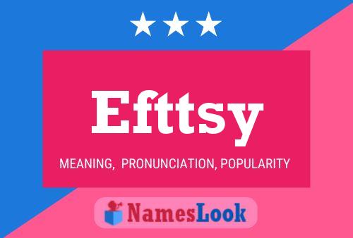 ملصق اسم Efttsy