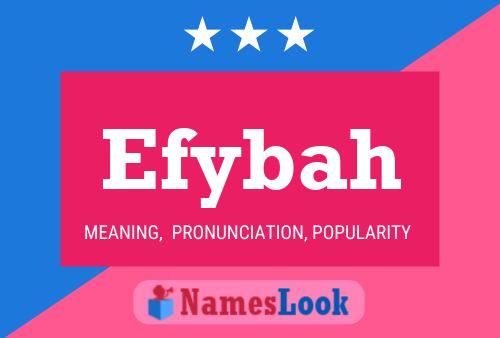 ملصق اسم Efybah