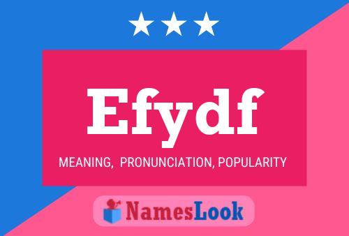 ملصق اسم Efydf