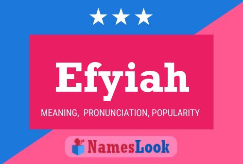 ملصق اسم Efyiah