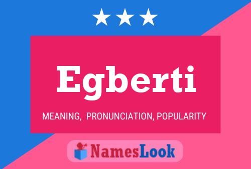 ملصق اسم Egberti