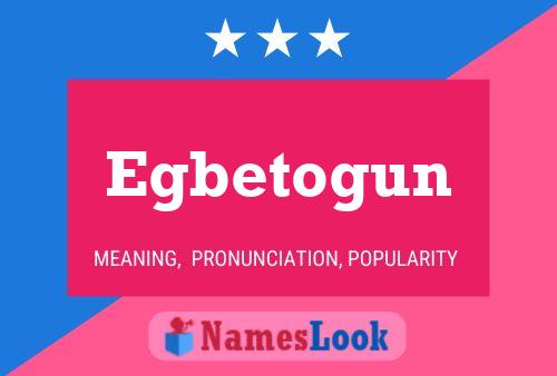 ملصق اسم Egbetogun