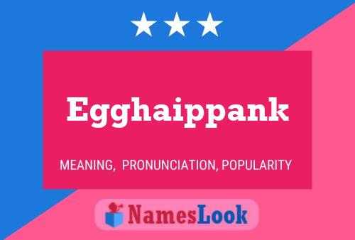 ملصق اسم Egghaippank