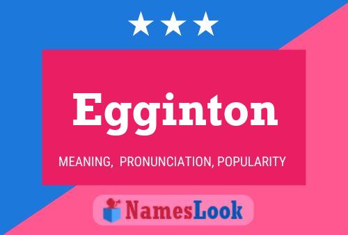 ملصق اسم Egginton