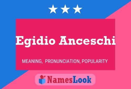 ملصق اسم Egidio Anceschi