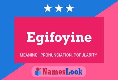 ملصق اسم Egifoyine