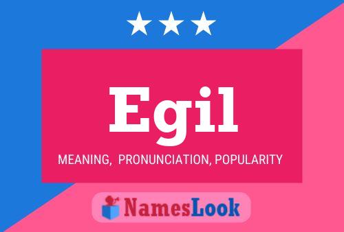 ملصق اسم Egil