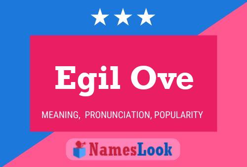 ملصق اسم Egil Ove