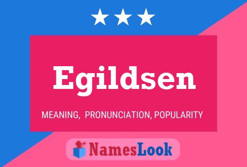 ملصق اسم Egildsen