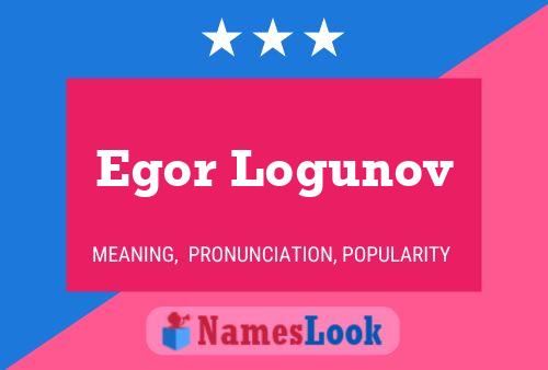 ملصق اسم Egor Logunov