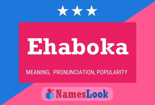 ملصق اسم Ehaboka