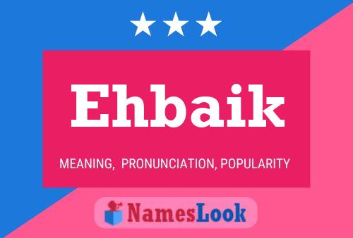 ملصق اسم Ehbaik