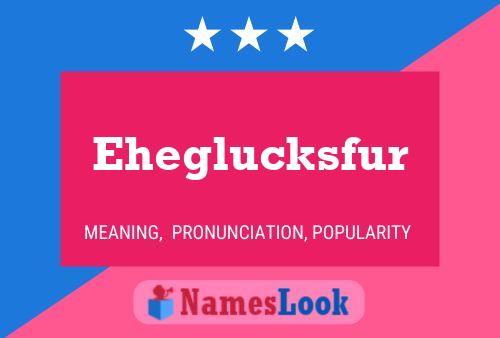 ملصق اسم Eheglucksfur