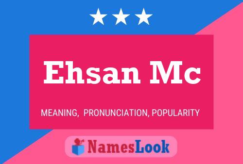 ملصق اسم Ehsan Mc