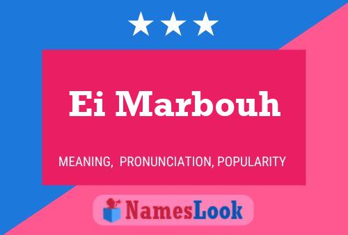 ملصق اسم Ei Marbouh