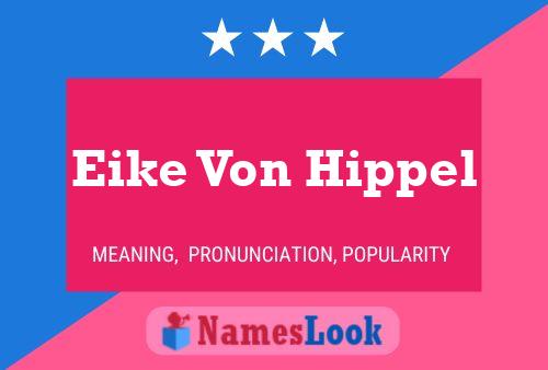 ملصق اسم Eike Von Hippel