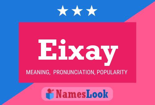 ملصق اسم Eixay