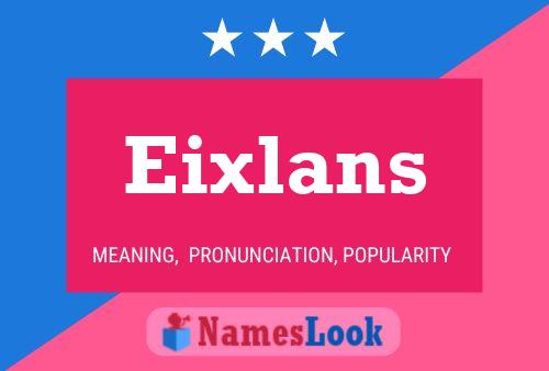 ملصق اسم Eixlans