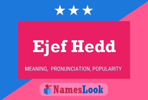 ملصق اسم Ejef Hedd