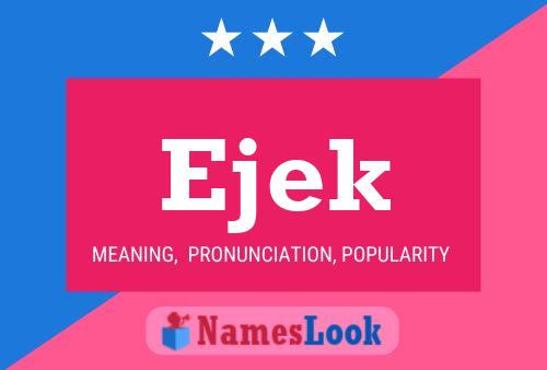 ملصق اسم Ejek