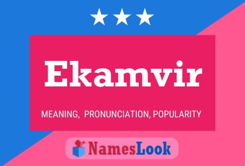 ملصق اسم Ekamvir