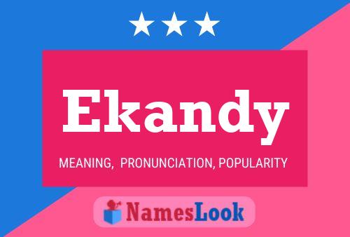 ملصق اسم Ekandy