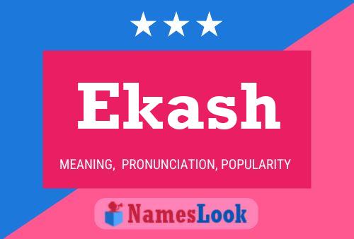 ملصق اسم Ekash