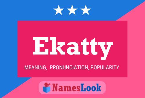 ملصق اسم Ekatty