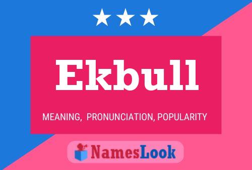 ملصق اسم Ekbull